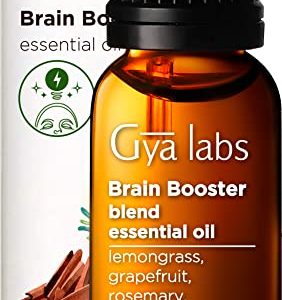 Gya Labs Brain Booster Essential Oil Blend (10ml) - Grounding & Clarifying